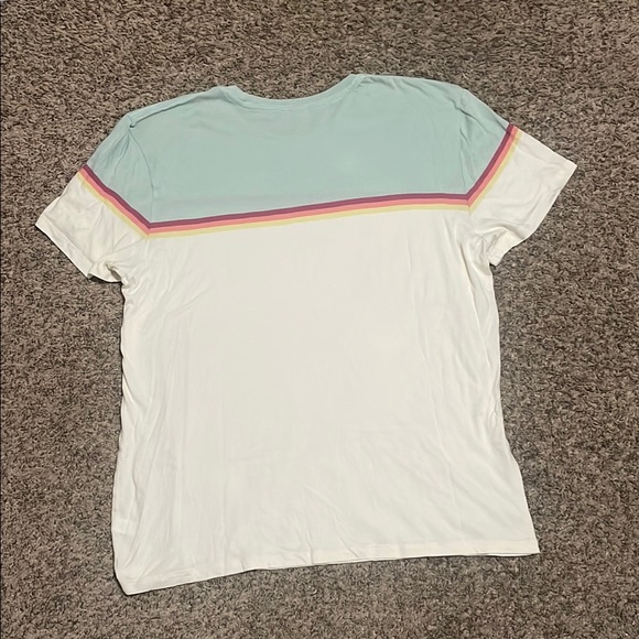 Marine Layer Stripe Green/Antique White Crewneck Tee - Picture 7 of 8